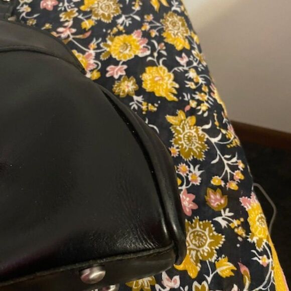 Patricia Nash Macellara Satchell Black Leather bag - Picture 16 of 16